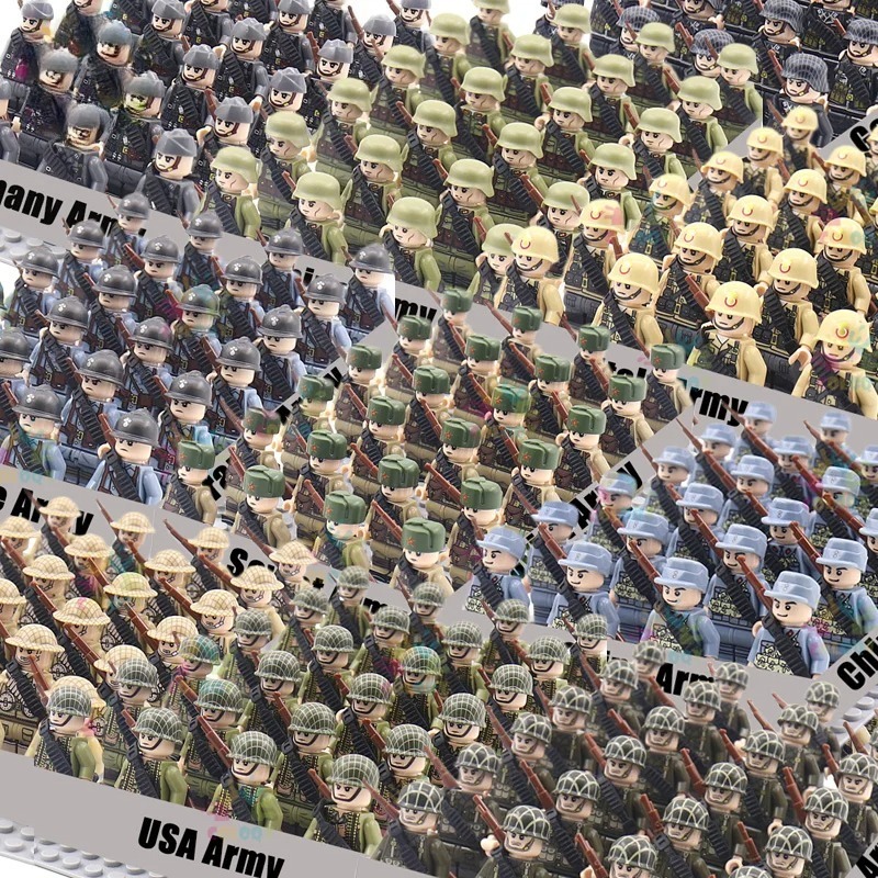 Ethnic Fashion World - World War II military building blocks,