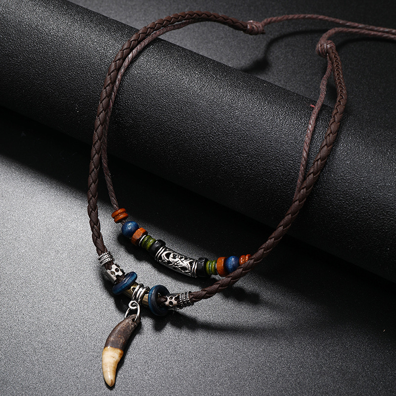 Ethnic Fashion Pk - Vintage Ethnic Style Double Layer Hand-Braided