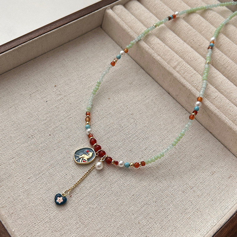 Ethnic Chic Fashion - New Chinese Vintage Ethnic Colorful Enamel