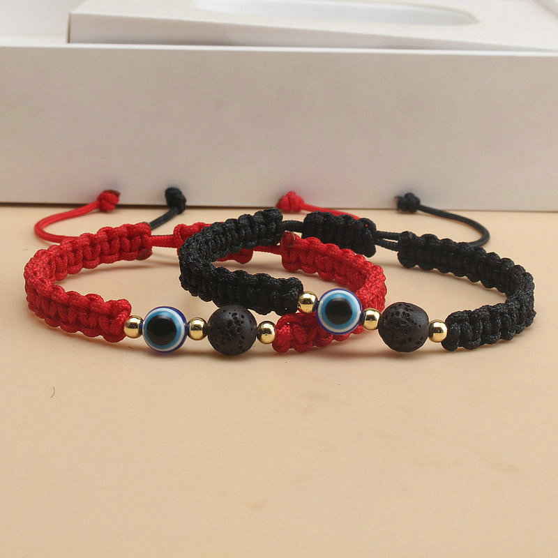Ethnic Wear Men'S Fashion - Ethnic Style Evil Eye Bracelet Volcanic