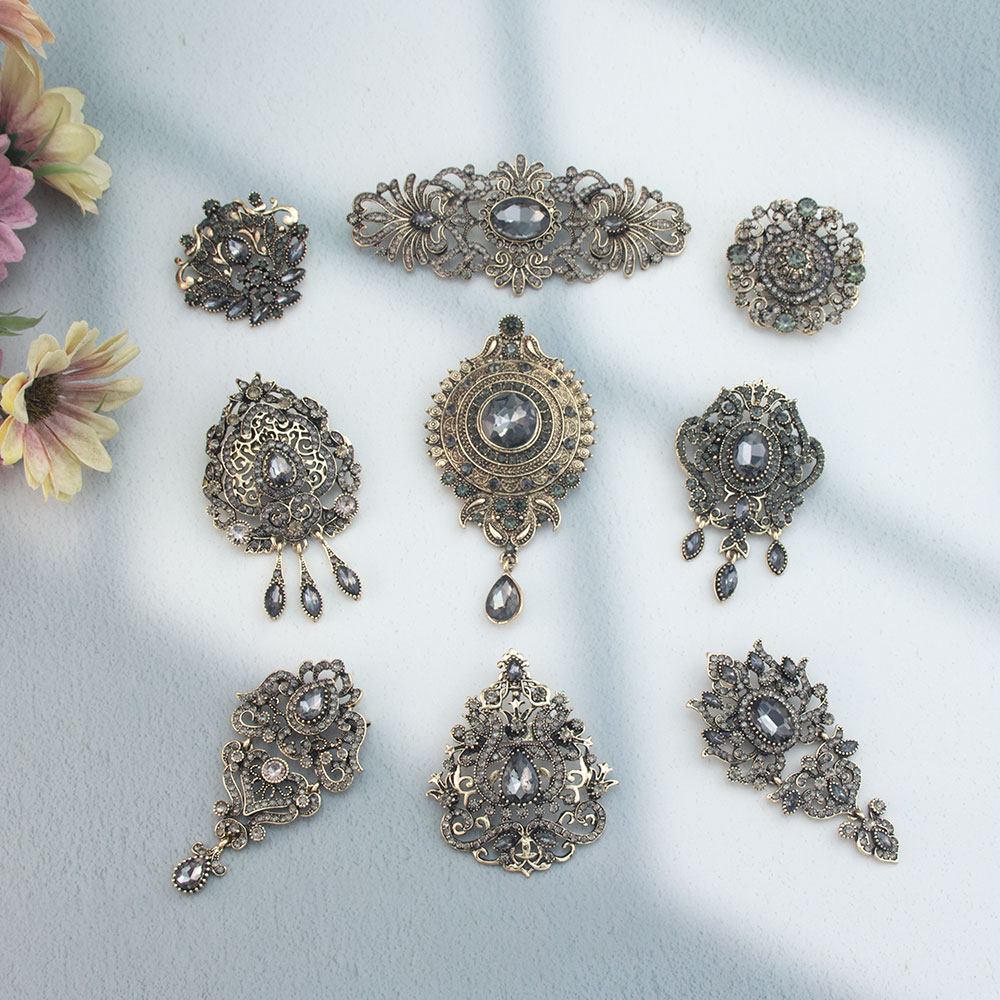 Ethnic Chic Fashion - Chic Vintage Arab Kurds Brooch Gary
