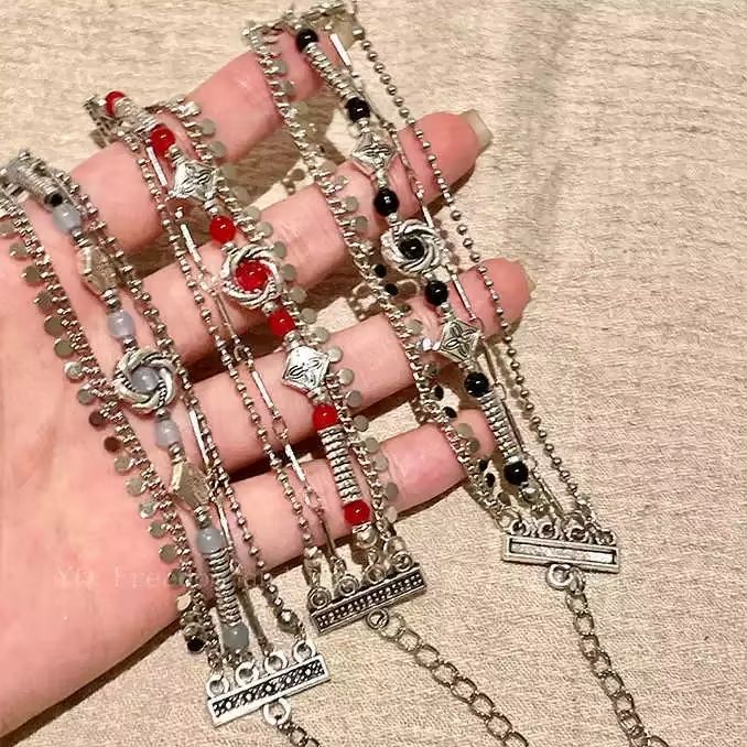 Ethnic Fashion Shoot - Boho Ethnic Multi Layer Bracelet Commute