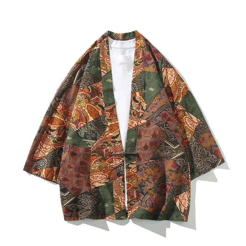 Ethnic Fashion Women - Ethnic Style Print Yukata Men Women
