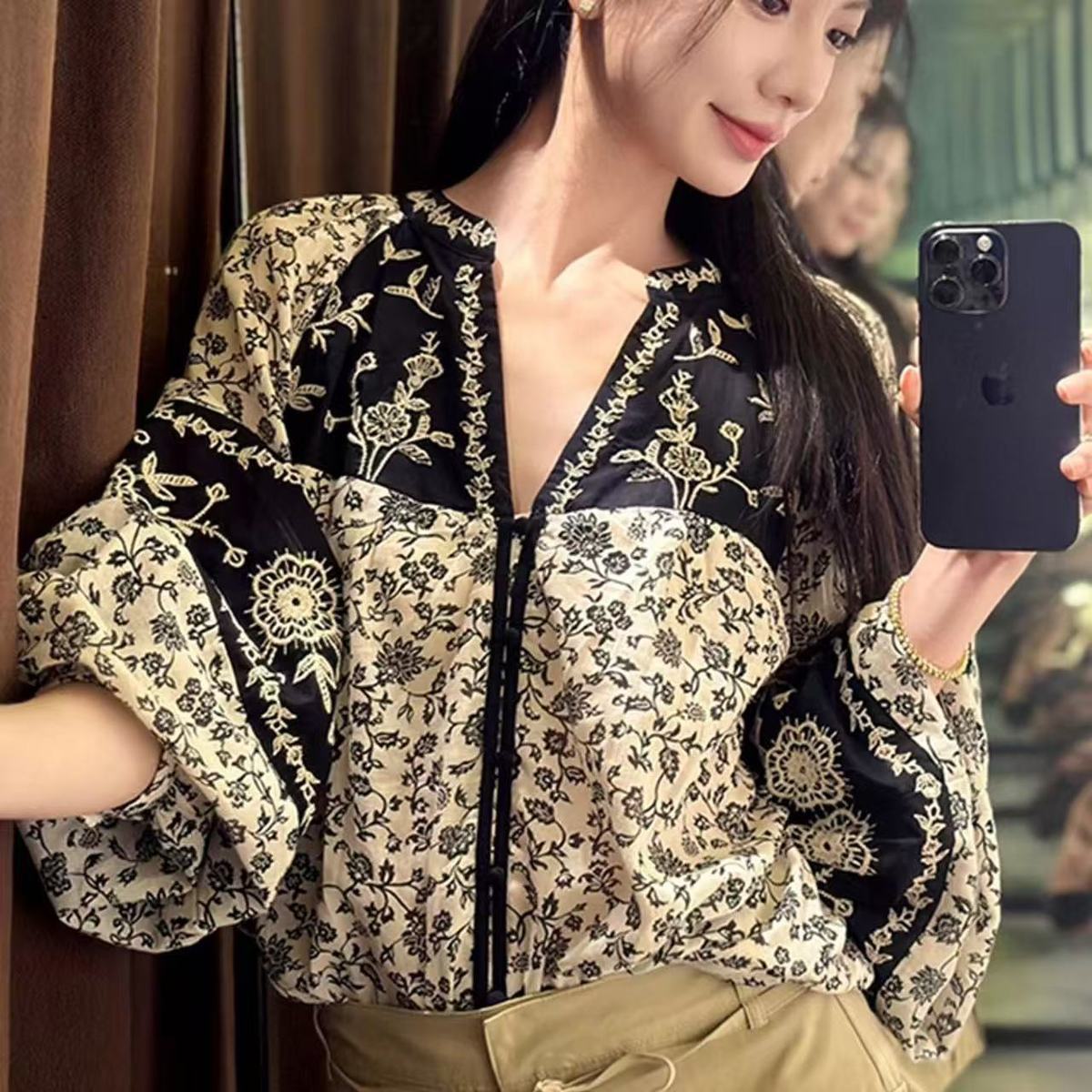 2026 Early Autumn Top Fashion  - Ethnic Chic Fashion ulasan dan harga