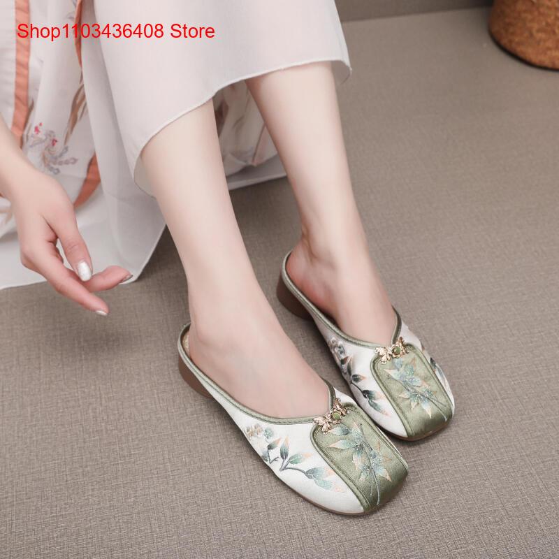 New Embroidered Slippers for H - Ethnic Fashion Women ulasan dan harga