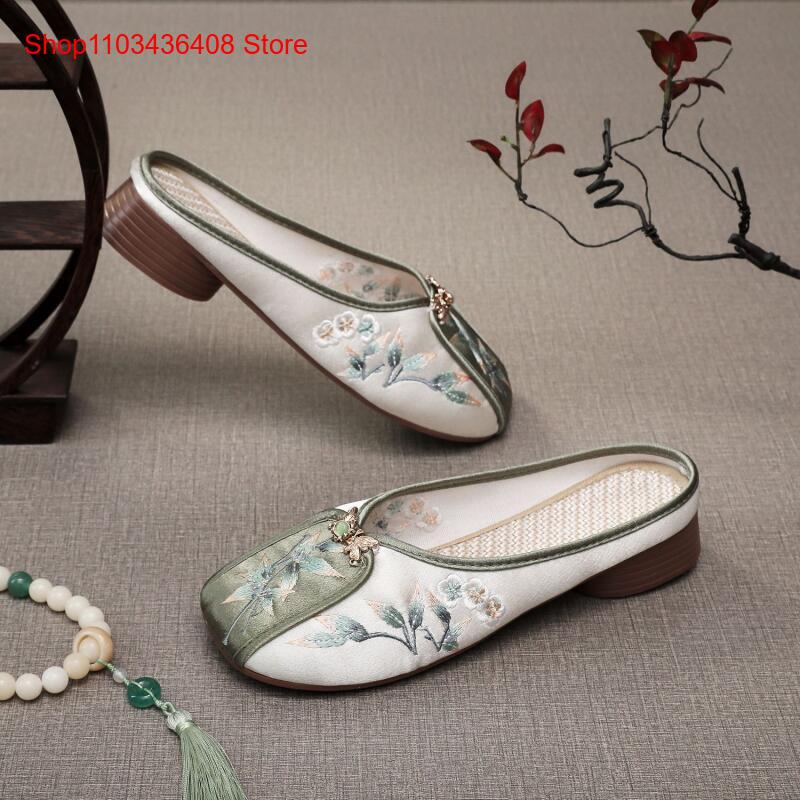 New Embroidered Slippers for H - Ethnic Fashion Women ulasan dan harga
