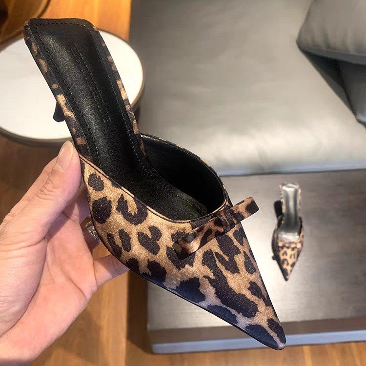 women's leopard-print pointed  - Ethnic Fashion Women ulasan dan harga