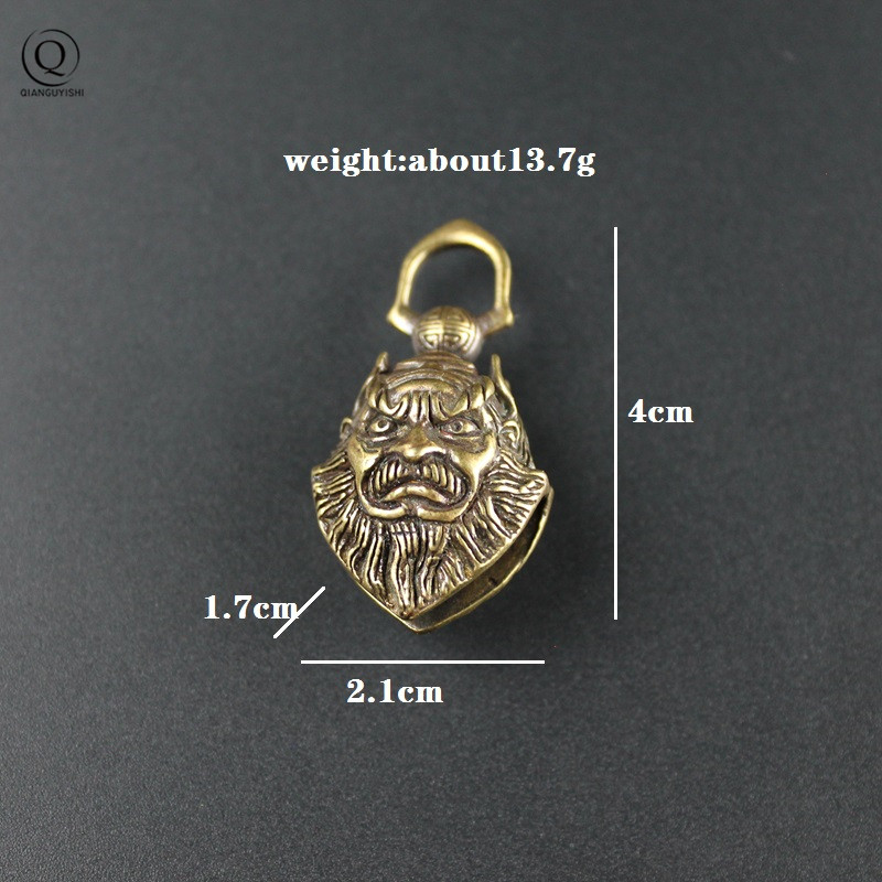 Vintage Brass Zhong Kui Chines - Ethnic Fashion World ulasan dan harga
