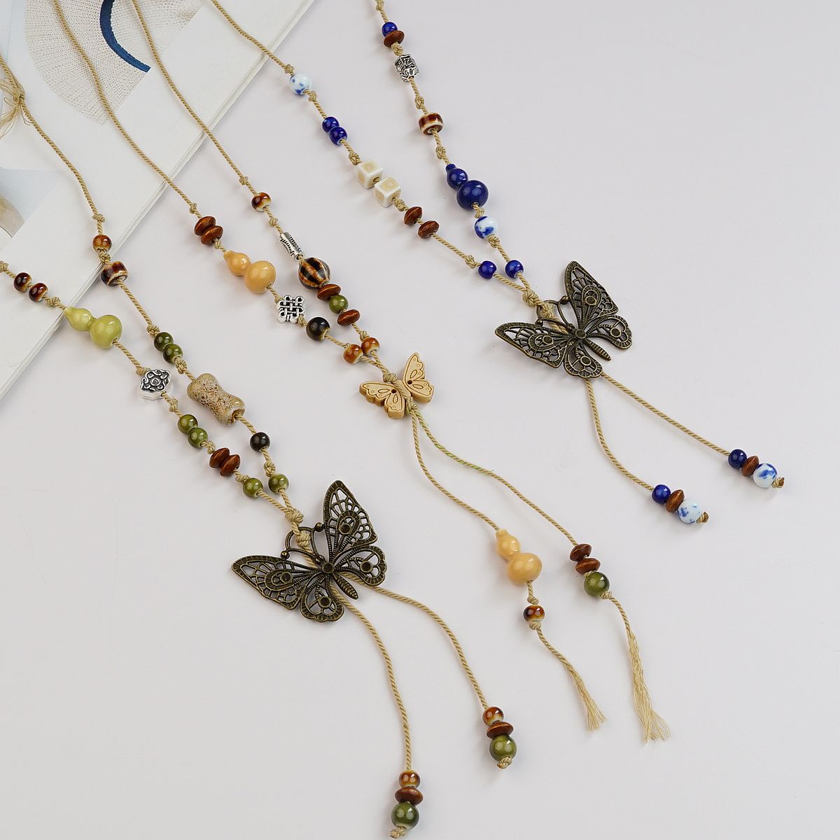 Handmade Vintage Butterfly Cer - Ethnic Chic Fashion ulasan dan harga