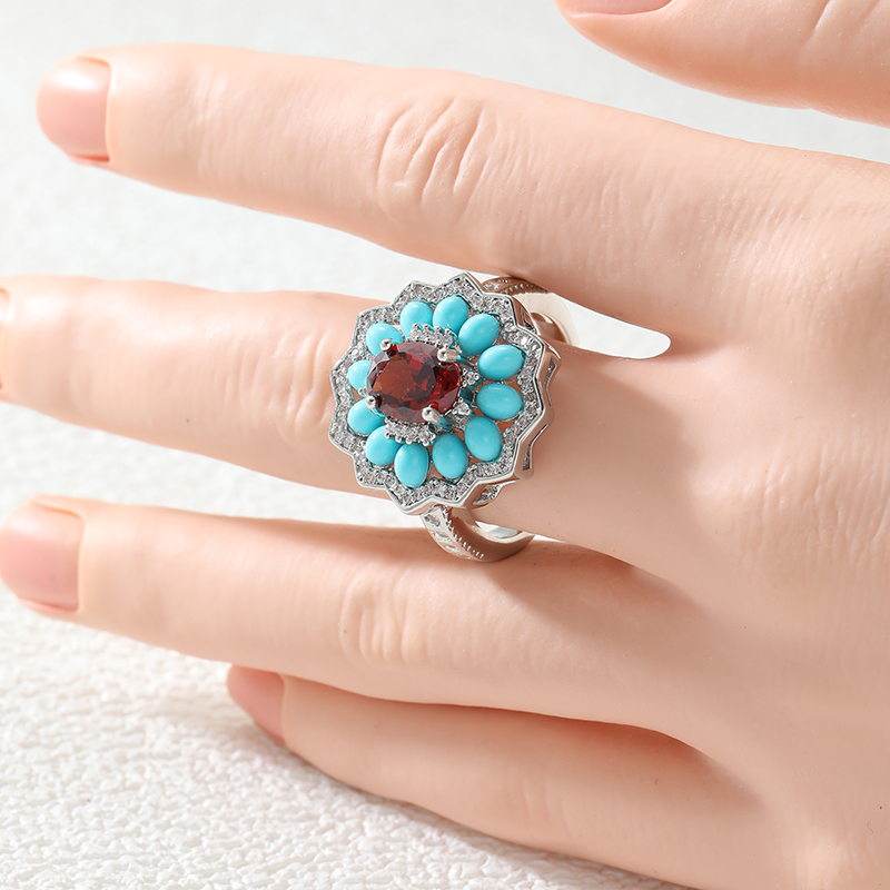 Ethnic Style Synthetic Turquoi - Ethnic Chic Fashion ulasan dan harga