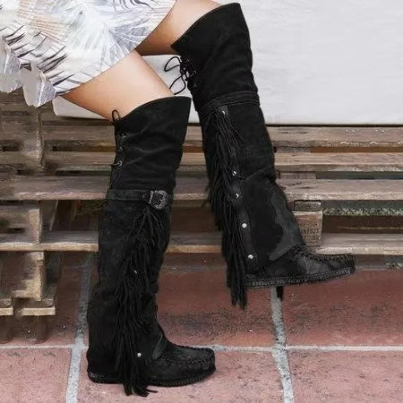 Fashion Bohemia Knee-length Wo - Ethnic Fashion Women ulasan dan harga