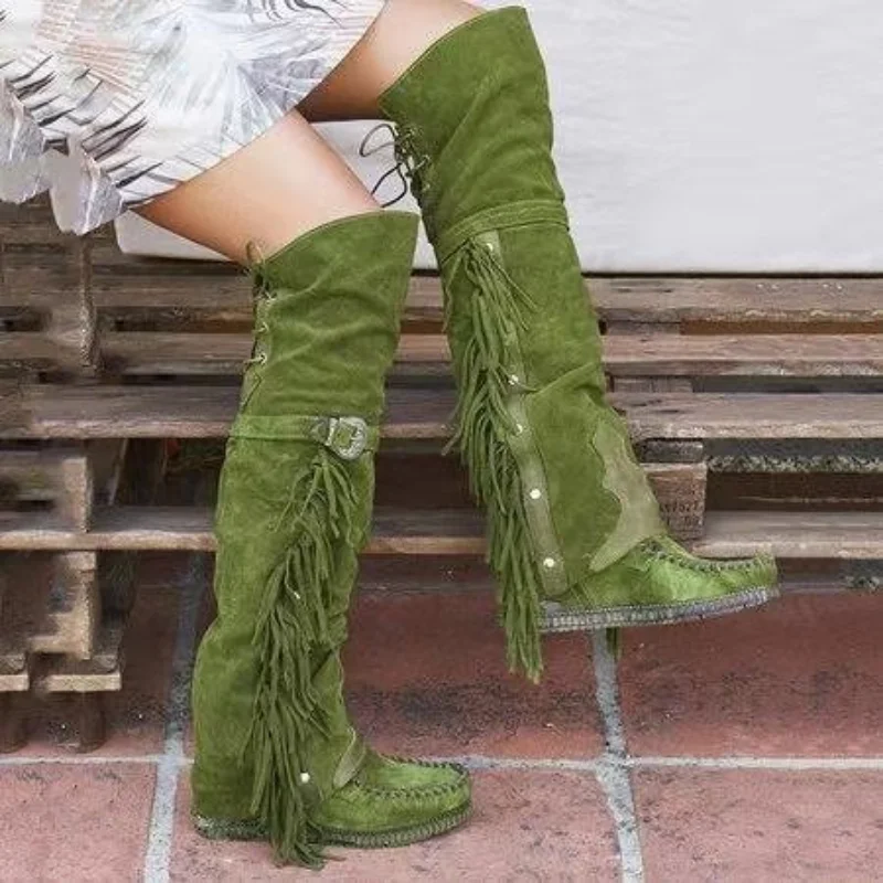 Fashion Bohemia Knee-length Wo - Ethnic Fashion Women ulasan dan harga