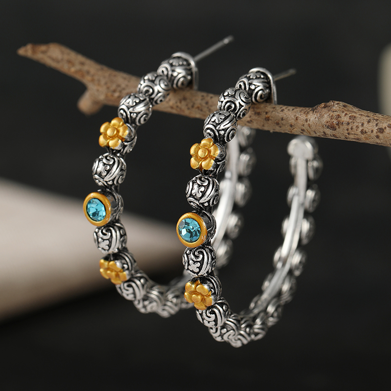 Ethnic Style Vintage Blue Synt - Ethnic Chic Fashion ulasan dan harga