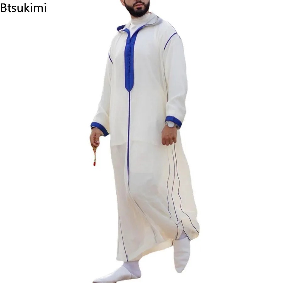 2026 Men's Muslim Fashion Abay - Ethnic Fashion Pakistan ulasan dan harga