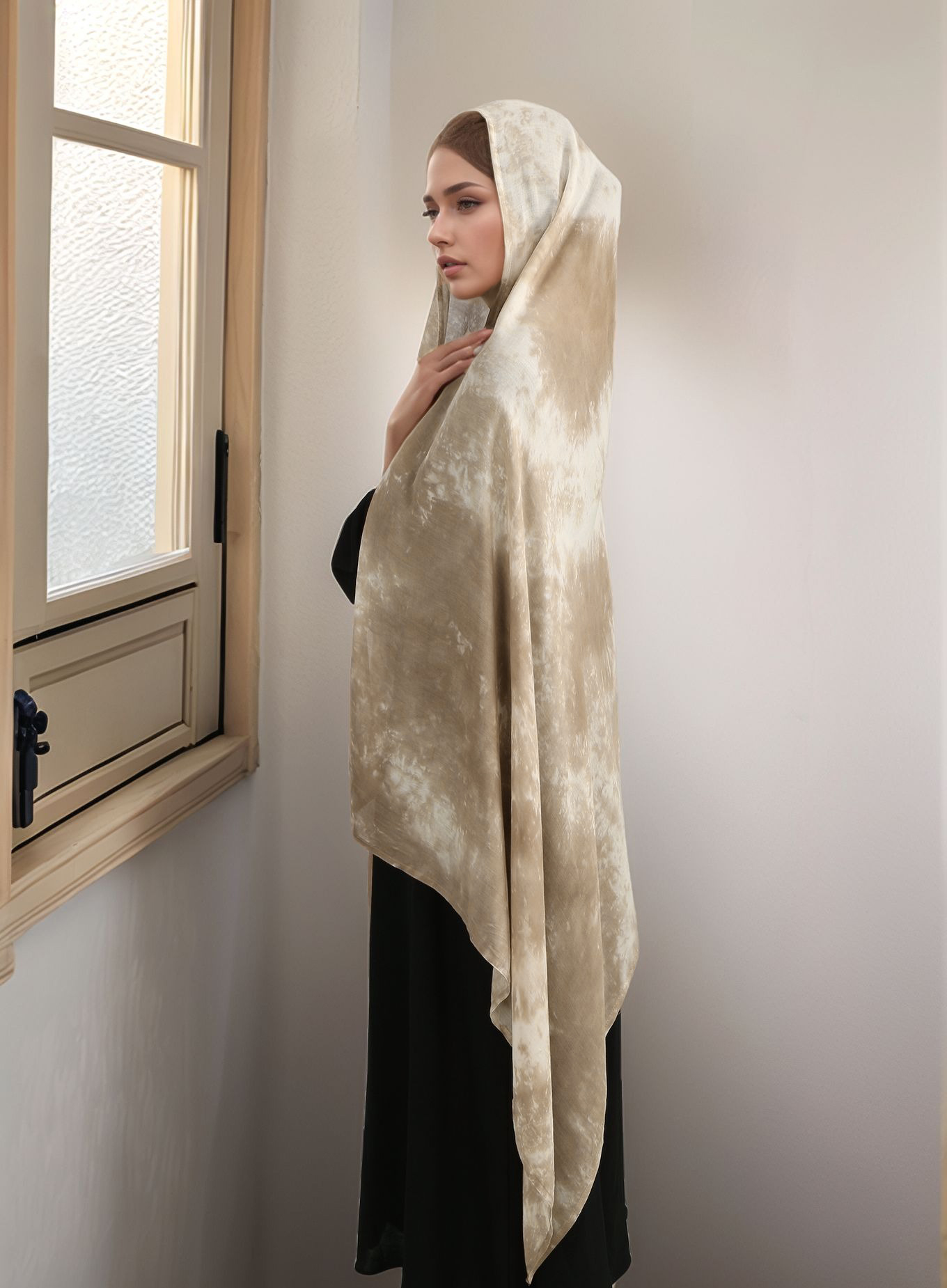 Tie-dye Rayon Cotton Hijab Sca - Ethnic Fashion For Ladies ulasan dan harga