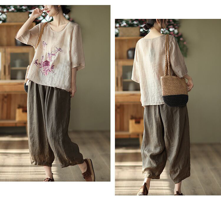 Plus Size Women's Summer Retro - Ethnic Fashion For Ladies ulasan dan harga