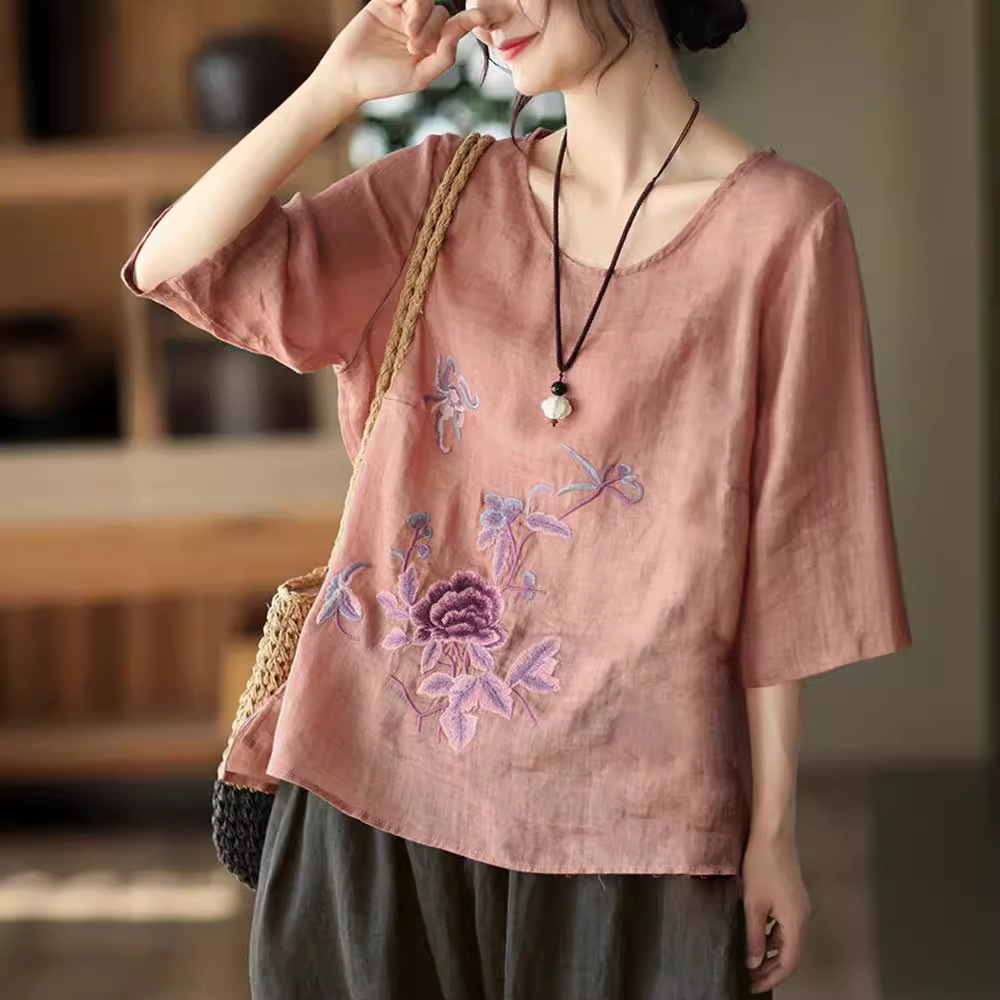 Plus Size Women's Summer Retro - Ethnic Fashion For Ladies ulasan dan harga