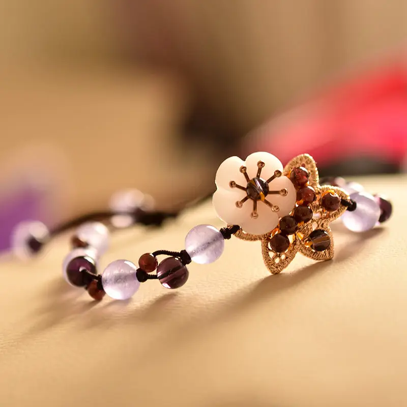 Chinese Crystal Mori Bracelet  - Ethnic Fashion For Ladies ulasan dan harga