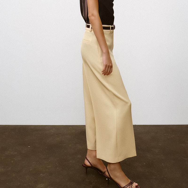 High Waist Casual Wide Leg Pan - Ethnic Fashion For Ladies ulasan dan harga
