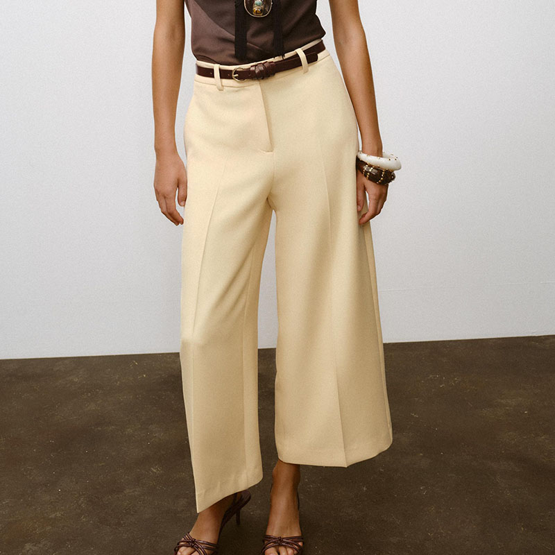 High Waist Casual Wide Leg Pan - Ethnic Fashion For Ladies ulasan dan harga