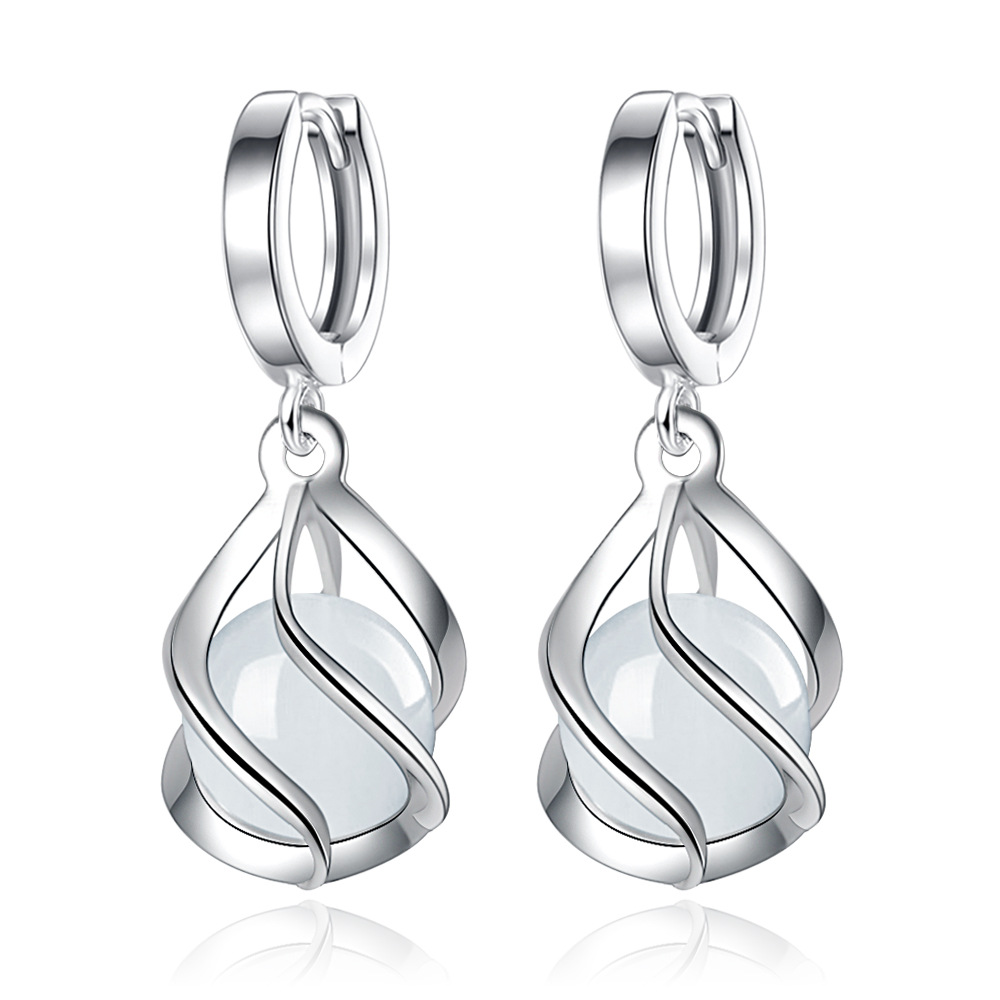 925 Sterling Silver Earrings E - Ethnic Fashion For Ladies ulasan dan harga