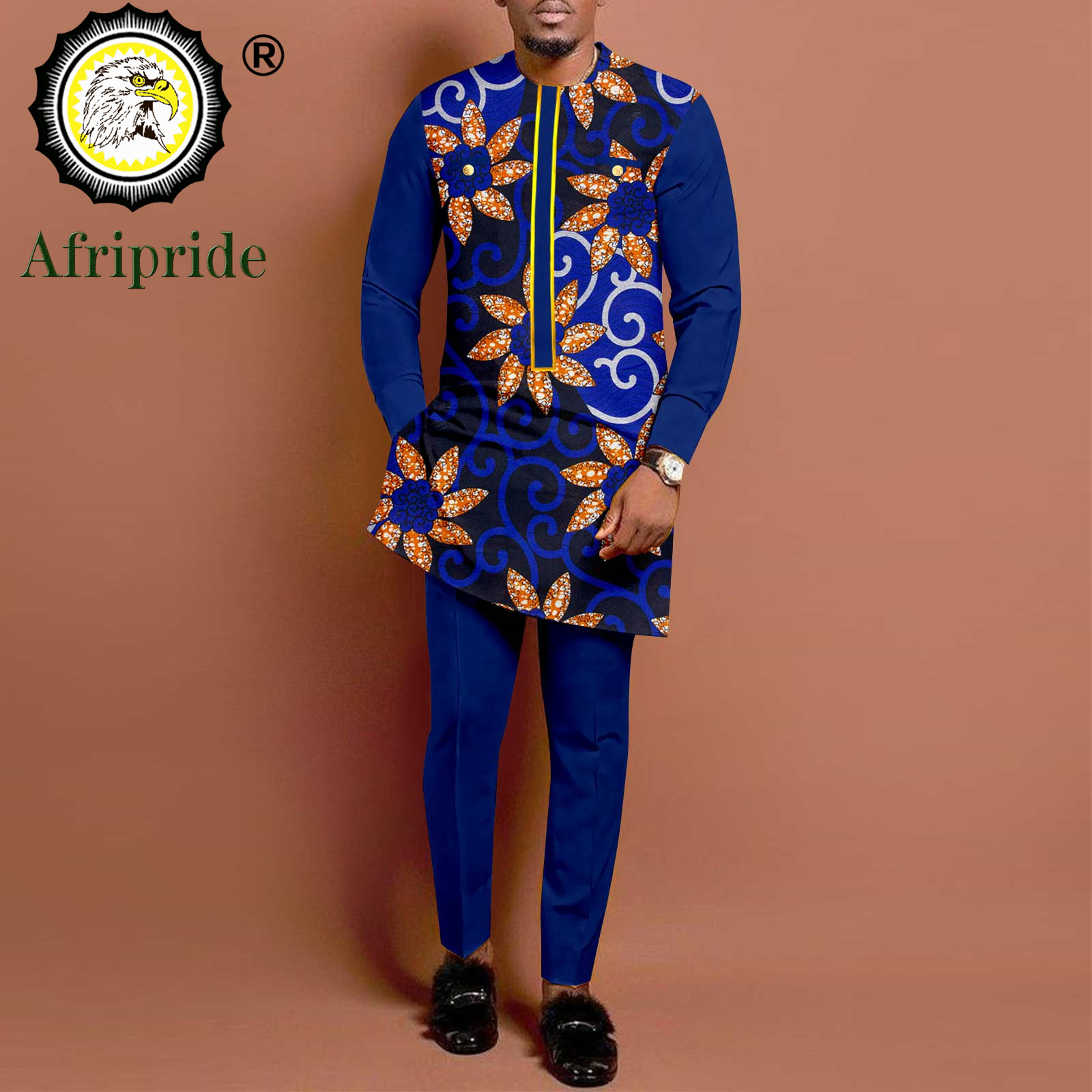 African Suits for Men Long Sle - Dashiki Shirt Men ulasan dan harga