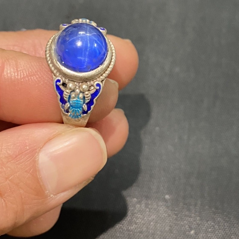 Ethnic Cloisonne Open Ring, Ex - Ethnic Wear Men'S Fashion ulasan dan harga