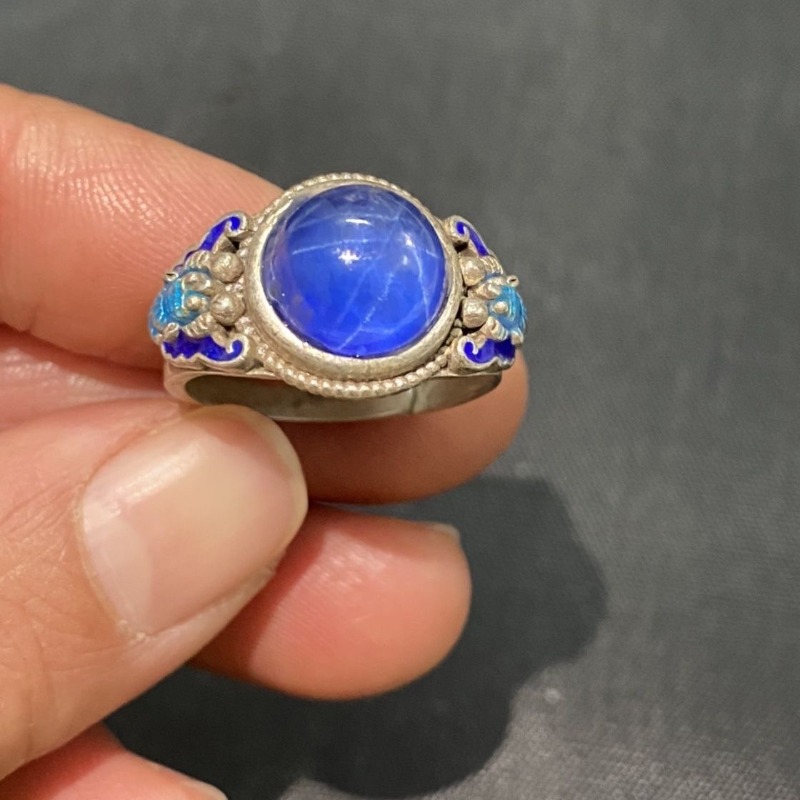Ethnic Cloisonne Open Ring, Ex - Ethnic Wear Men'S Fashion ulasan dan harga