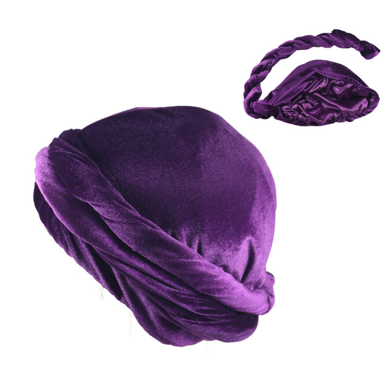 Solid Color Men's Velvet Head  - Ethnic Fashion Design ulasan dan harga