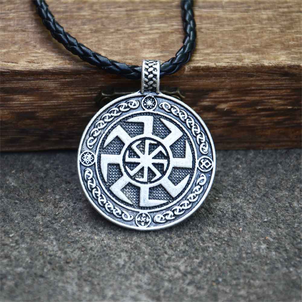 Retro Slavic Kolovrat Pendant  - Ethnic Fashion World ulasan dan harga