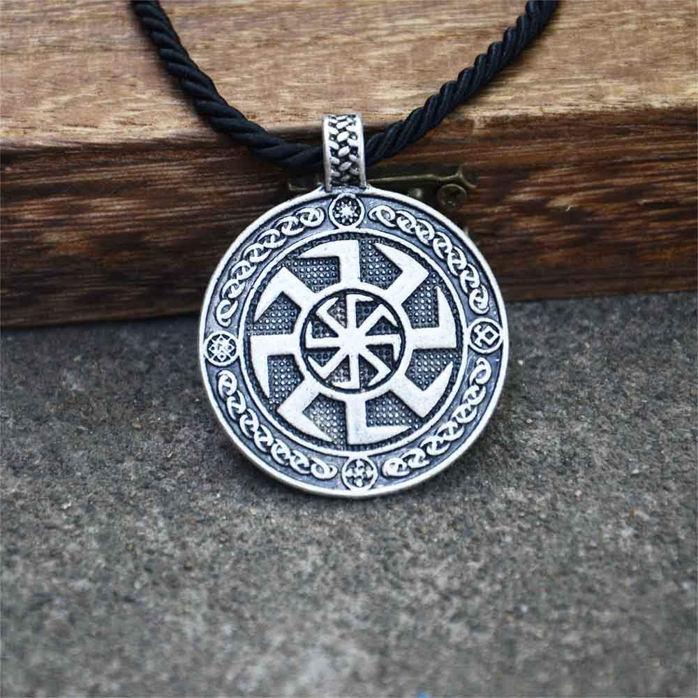 Retro Slavic Kolovrat Pendant  - Ethnic Fashion World ulasan dan harga