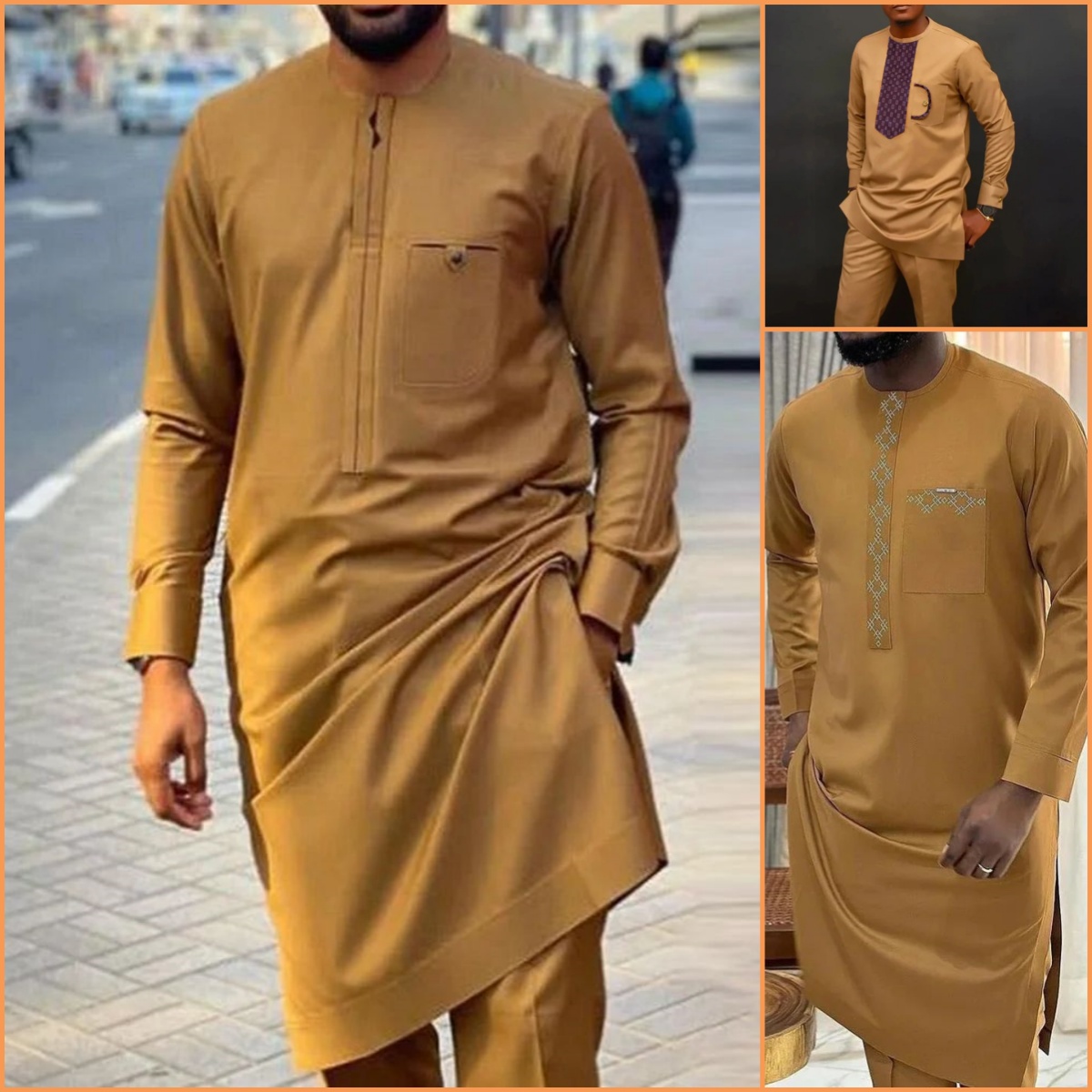 2024 New African Traditional M - Dashiki Shirt Men ulasan dan harga