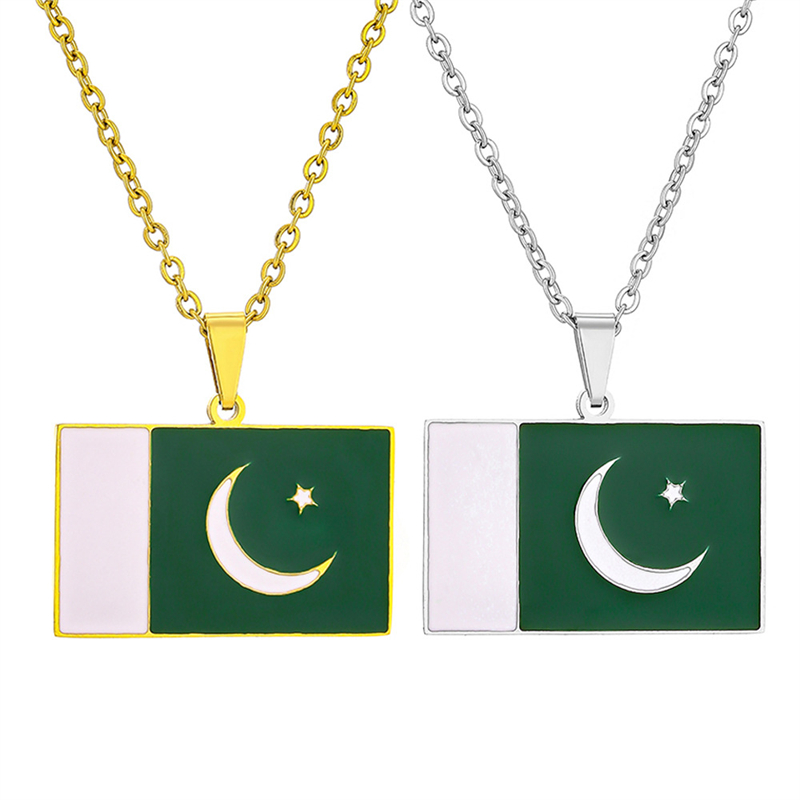 Pakistan National Flag Pendant - Ethnic Fashion Pakistan ulasan dan harga