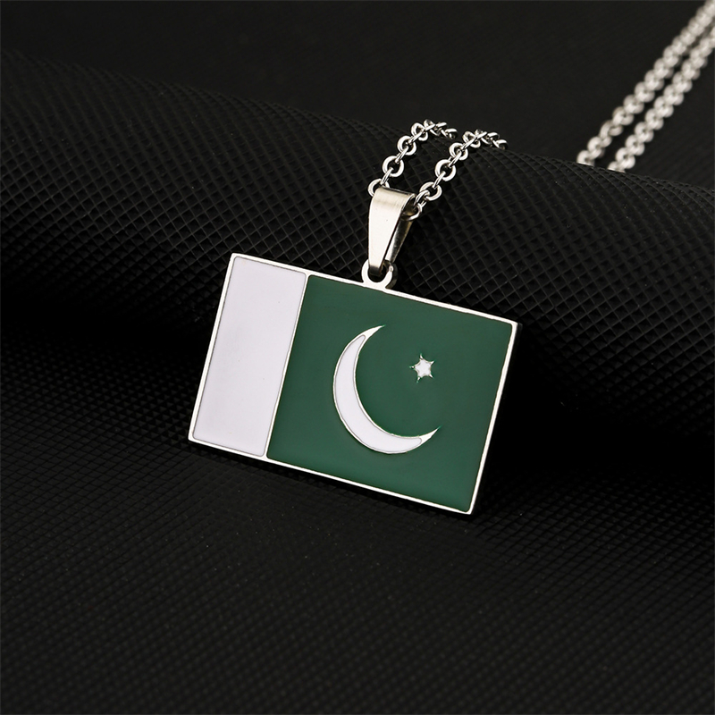 Pakistan National Flag Pendant - Ethnic Fashion Pakistan ulasan dan harga