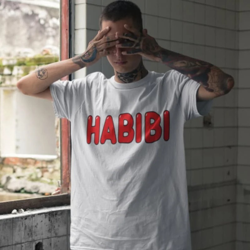 Habibi Tops Arabic Streetwear  - Dashiki Shirt Men ulasan dan harga