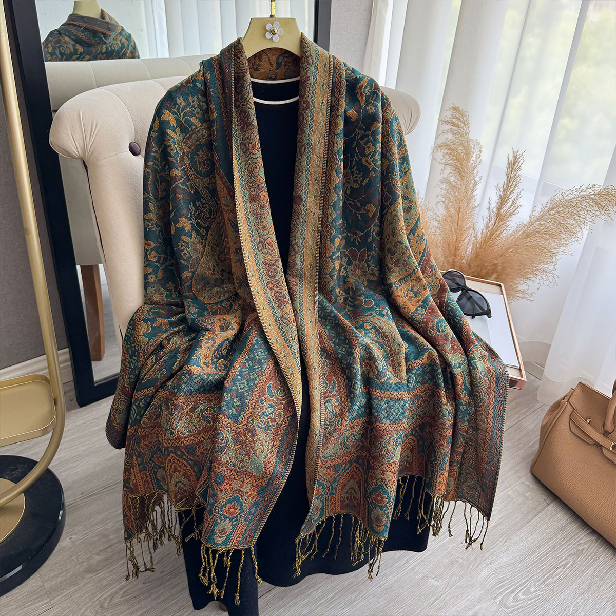 2025 Tassel Blanket Design Eth - Ethnic Fashion Design ulasan dan harga