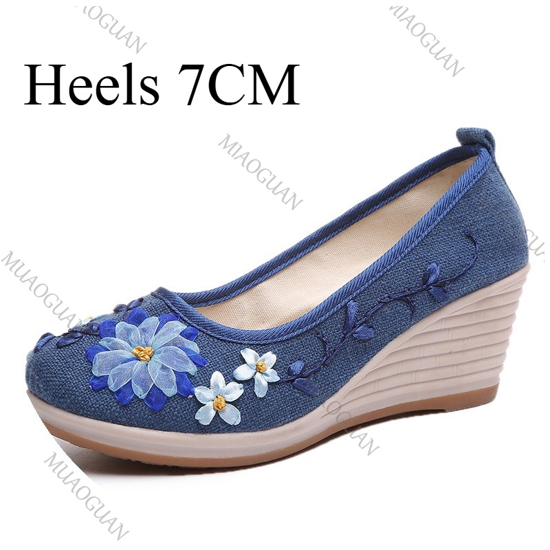 Embroidered Women Comfort Wedg - Ethnic Fashion Women ulasan dan harga
