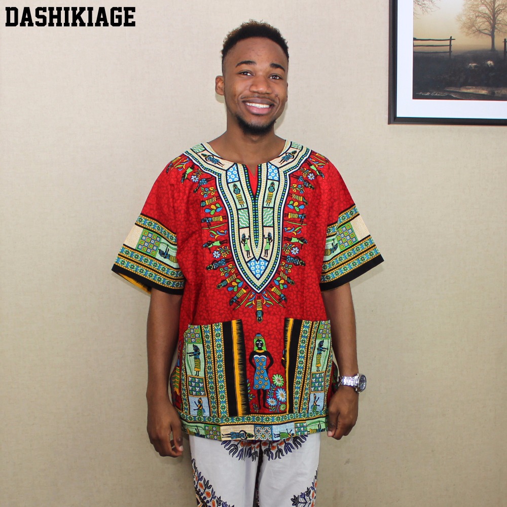 (fast shipping) 2016 Newest Fa - Dashiki Shirt Men ulasan dan harga