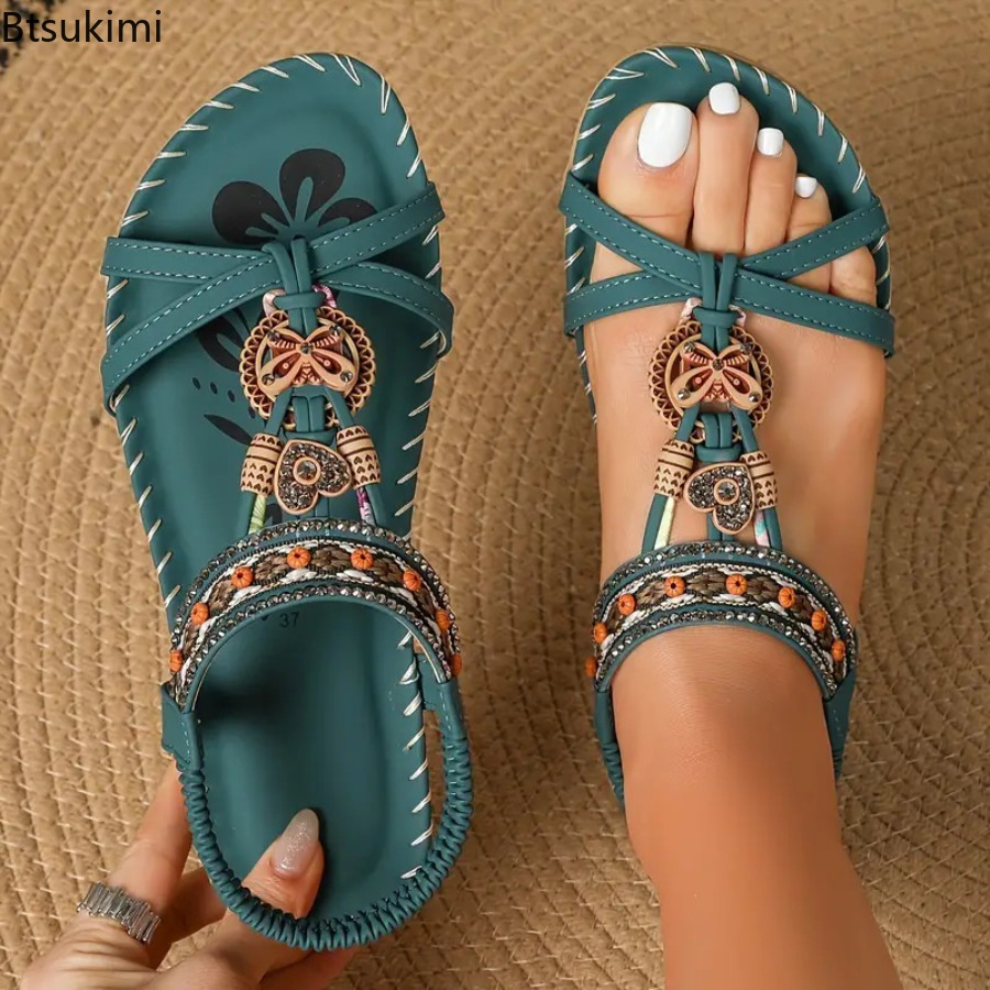 Women Bohemian Sandals Outdoor - Ethnic Fashion Women ulasan dan harga