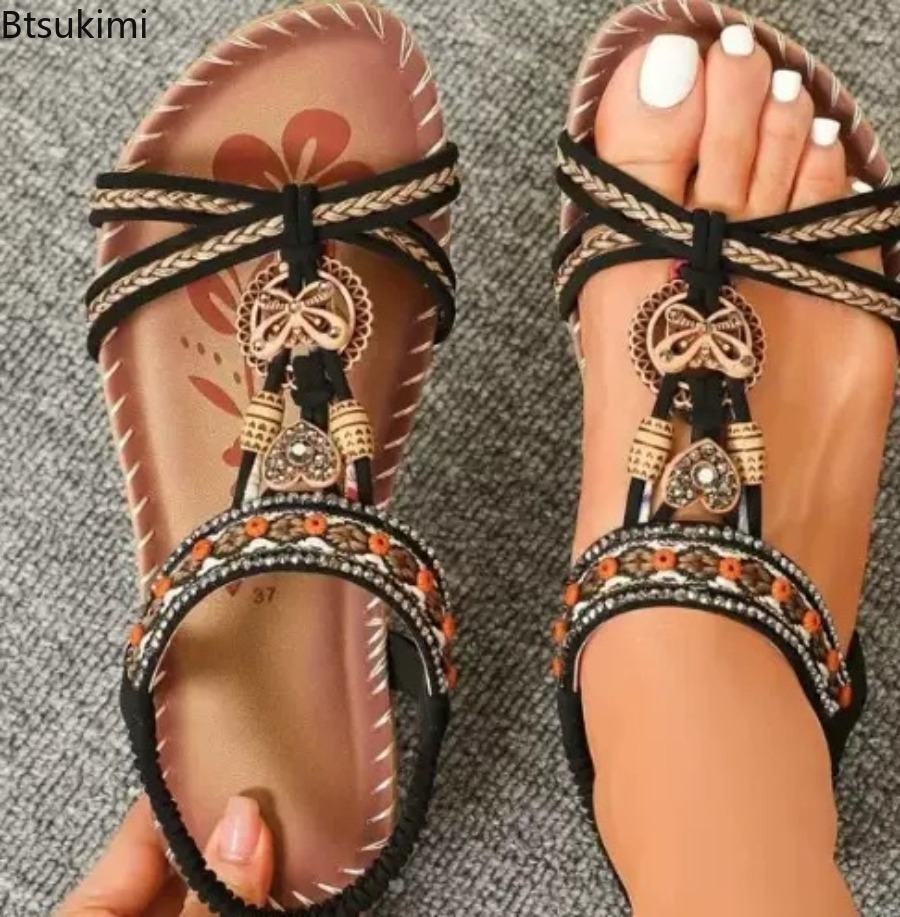 Women Bohemian Sandals Outdoor - Ethnic Fashion Women ulasan dan harga