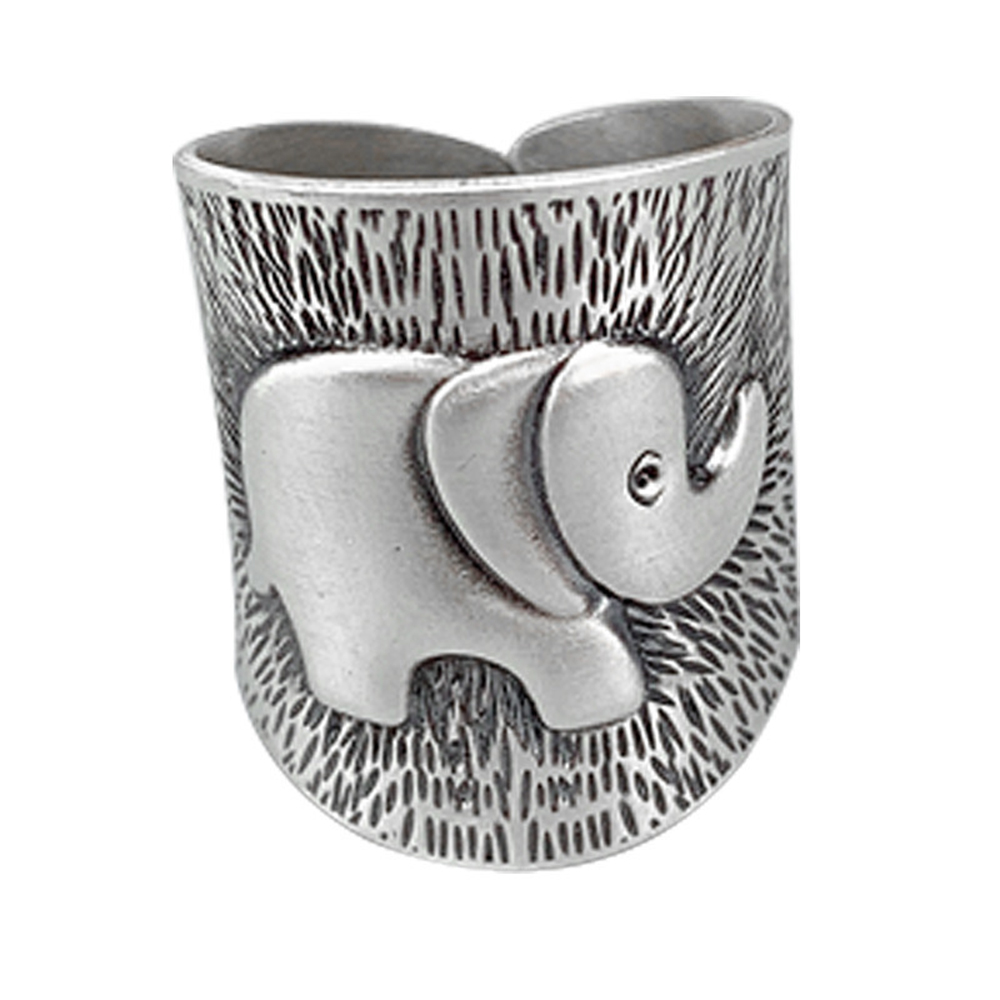 Punk Vintage Silvery Elephant  - Ethnic Fashion Pakistan ulasan dan harga