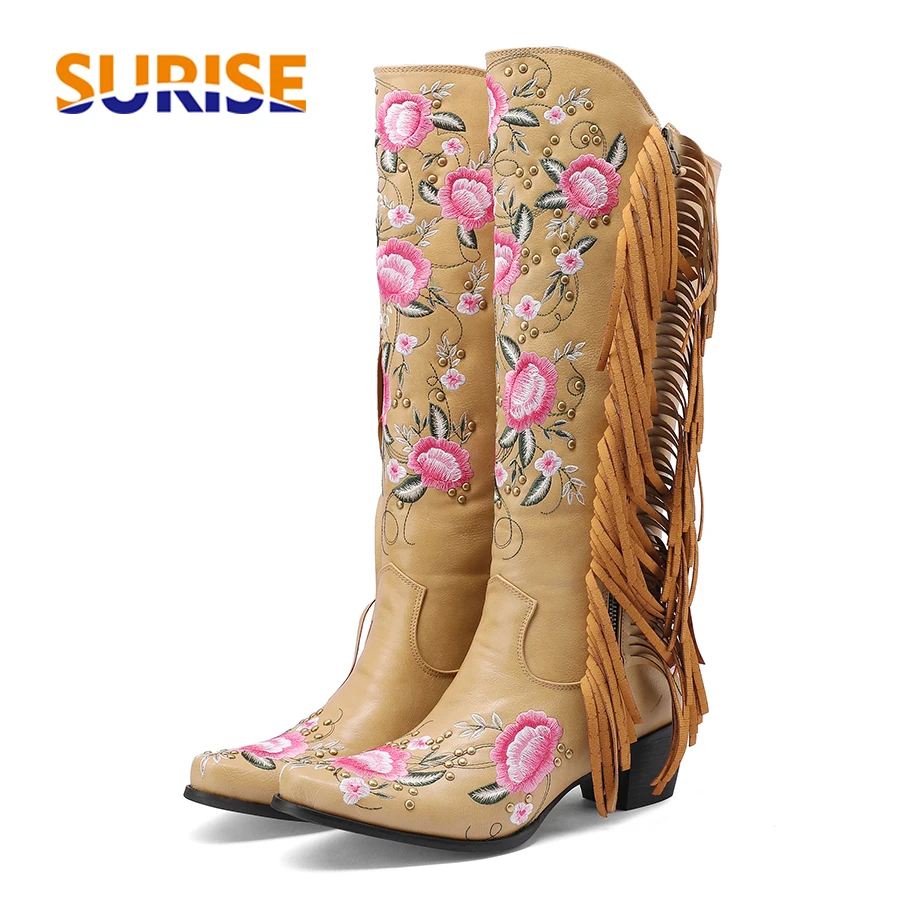 Fashion Embroidery Flower West - Ethnic Fashion Women ulasan dan harga