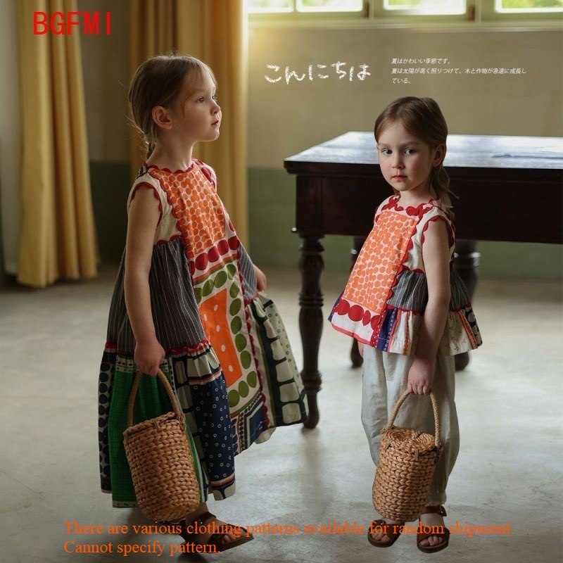 Kids Girls' Retro Dress 1-10Y  - Kids Ethnic Fashion ulasan dan harga