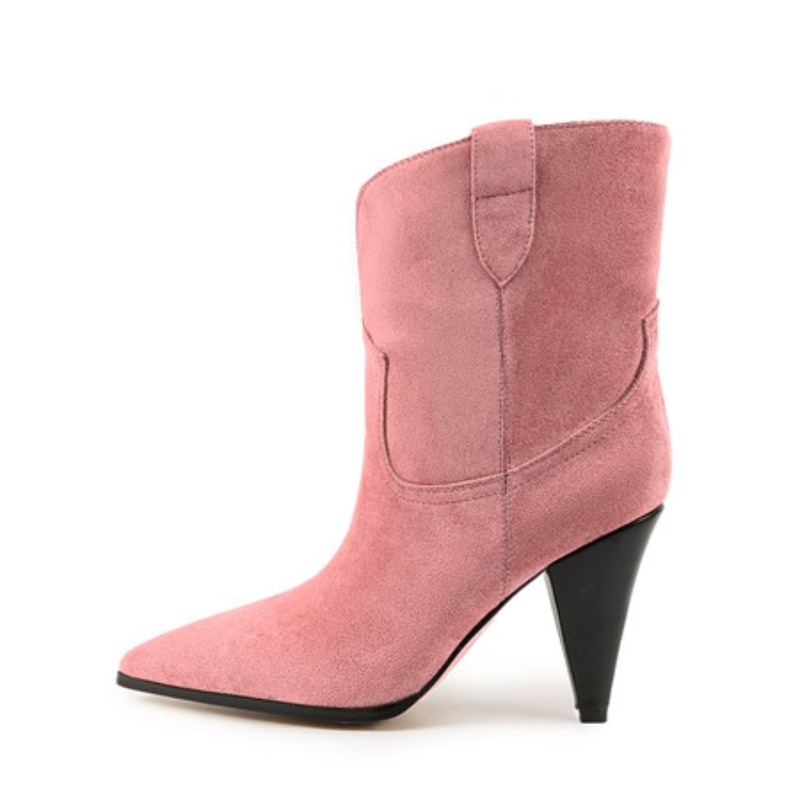 Bicolor Spike Heels Pull On Fa - Ethnic Fashion Women ulasan dan harga